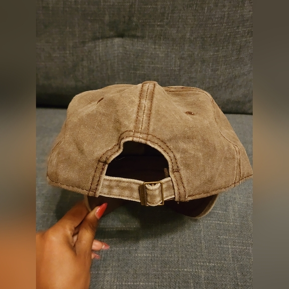 Disney Up Mickey Mouse Men's Brown Cap Red Silver Stars, OOAK handcrafted - Picture 7 of 7